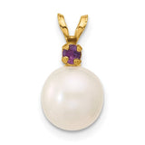 14k-amethyst-8-8-5mm-white-round-fwc-pearl-pendant-SolomonJeweler-Wichita-KS-CustomJewelry