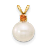 14k-citrine-8-8-5mm-white-round-fwc-pearl-pendant-SolomonJeweler-Wichita-KS-CustomJewelry