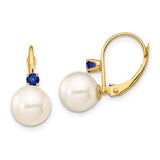 14k-8-8-5mm-white-round-fwc-pearl-sapphire-leverback-earrings-SolomonJeweler-Wichita-KS-CustomJewelry