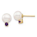 14k-7-7-5mm-white-round-freshwater-cultured-pearl-amethyst-post-earrings-SolomonJeweler-Wichita-KS-CustomJewelry