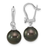 14k-white-gold-9-10mm-round-black-saltwater-tahitian-pearl-10ct-dia-dang-SolomonJeweler-Wichita-KS-CustomJewelry