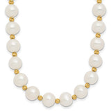 14k-8-9mm-near-round-fwc-pearl-and-d-c-beaded-18in-necklace-SolomonJeweler-Wichita-KS-CustomJewelry