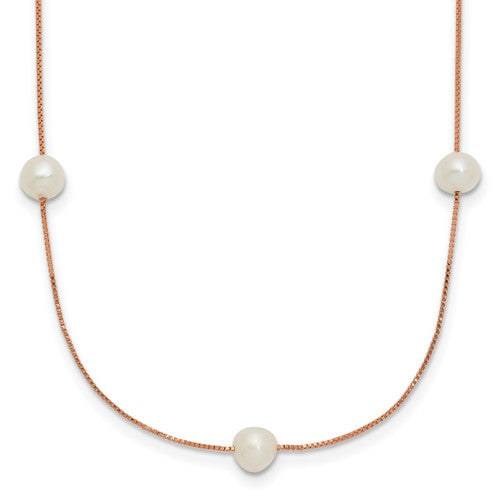 14k-rose-gold-5-6mm-near-round-white-fwc-pearl-9-station-necklace-SolomonJeweler-Wichita-KS-CustomJewelry