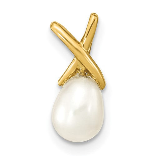 14k-5-6mm-white-teardrop-freshwater-cultured-pearl-pendant-SolomonJeweler-Wichita-KS-CustomJewelry