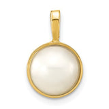 14k-9-10mm-white-saltwater-mabe-pearl-pendant-SolomonJeweler-Wichita-KS-CustomJewelry