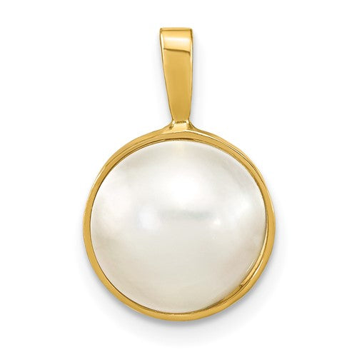 14k-10-11mmwhite-saltwater-mabe-pearl-pendant-SolomonJeweler-Wichita-KS-CustomJewelry