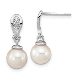 14k-wg-7-8mm-round-white-saltwater-akoya-pearl-03ct-dia-dangle-earrings-SolomonJeweler-Wichita-KS-CustomJewelry