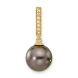 14k-10-11mm-round-blk-tahitian-pearl-07ct-diamond-dangle-chain-slide-SolomonJeweler-Wichita-KS-CustomJewelry