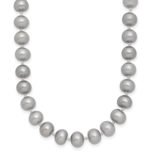 14k-6-7mm-near-round-grey-fwc-pearl-18in-necklace-SolomonJeweler-Wichita-KS-CustomJewelry