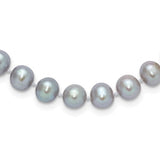 14k-7-8mm-near-round-grey-fwc-pearl-16in-necklace-SolomonJeweler-Wichita-KS-CustomJewelry