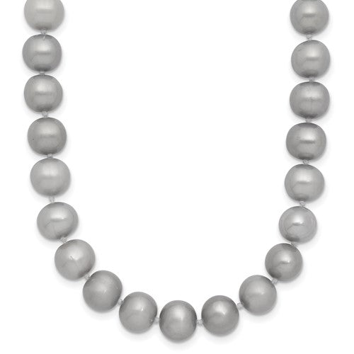 14k-7-8mm-near-round-grey-fwc-pearl-18in-necklace-SolomonJeweler-Wichita-KS-CustomJewelry