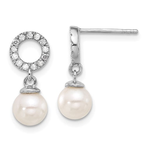 14k-white-gold-6-7mm-rnd-white-akoya-pearl-and-20ct-dia-dangle-earrings-SolomonJeweler-Wichita-KS-CustomJewelry