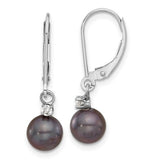 14k-white-gold-7-8mm-round-black-fwc-pearl-10ct-dia-dangle-earrings-SolomonJeweler-Wichita-KS-CustomJewelry