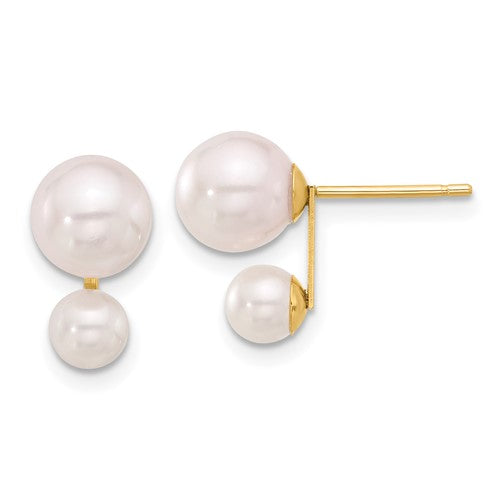 14k-4-5mm-and-6-7mm-white-akoya-cultured-pearl-post-earrings-SolomonJeweler-Wichita-KS-CustomJewelry