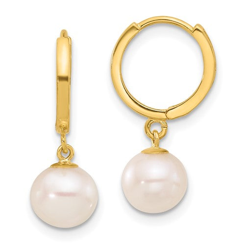 14k-7-8mm-round-freshwater-cultured-pearl-dangle-hoop-earrings-SolomonJeweler-Wichita-KS-CustomJewelry