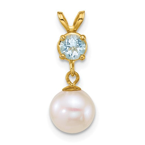 14k-7-8mm-round-white-fwc-pearl-and-blue-topaz-pendant-SolomonJeweler-Wichita-KS-CustomJewelry