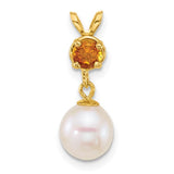 14k-7-8mm-round-white-fwc-pearl-and-citrine-pendant-SolomonJeweler-Wichita-KS-CustomJewelry
