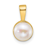 14k-polished-7-8mm-button-freshwater-cultured-pearl-pendant-SolomonJeweler-Wichita-KS-CustomJewelry