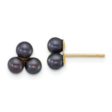14k-3-4mm-button-black-freshwater-cultured-3-pearl-post-earrings-SolomonJeweler-Wichita-KS-CustomJewelry