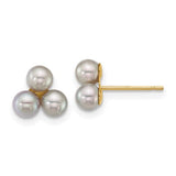 14k-3-4mm-button-grey-freshwater-cultured-3-pearl-post-earrings-SolomonJeweler-Wichita-KS-CustomJewelry