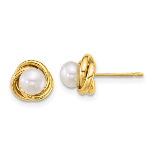 14k-4-5mm-button-white-freshwater-cultured-pearl-post-earrings-SolomonJeweler-Wichita-KS-CustomJewelry