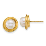 14k-polished-6-7mm-button-freshwater-cultured-pearl-post-earrings-SolomonJeweler-Wichita-KS-CustomJewelry