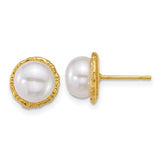 14k-polished-7-8mm-button-freshwater-cultured-pearl-post-earrings-SolomonJeweler-Wichita-KS-CustomJewelry