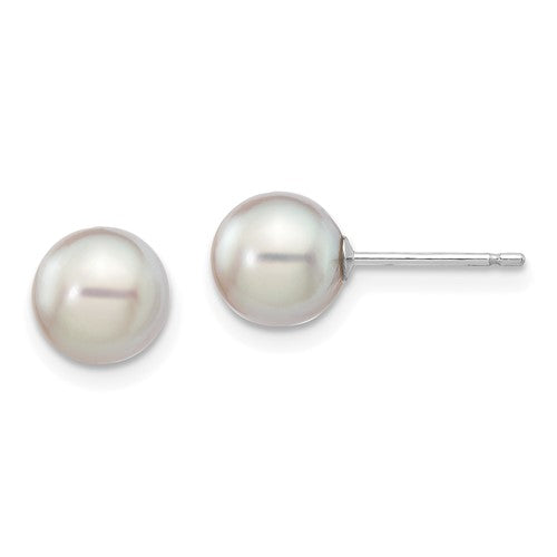 14k-white-gold-6-7mm-round-grey-saltwater-akoya-cultured-pearl-earrings-SolomonJeweler-Wichita-KS-CustomJewelry