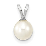 14k-wg-6-7mm-round-white-freshwater-cultured-pearl-pendant-SolomonJeweler-Wichita-KS-CustomJewelry