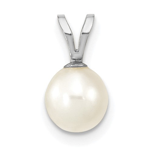 14k-wg-6-7mm-round-white-freshwater-cultured-pearl-pendant-SolomonJeweler-Wichita-KS-CustomJewelry