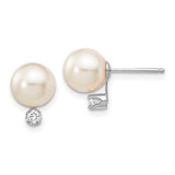 14k-white-gold-7-8mm-round-white-saltwater-akoya-10ct-diamond-earrings-SolomonJeweler-Wichita-KS-CustomJewelry