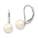 14k-white-gold-7-8mm-round-white-saltwater-akoya-pearl-leverback-earrings-SolomonJeweler-Wichita-KS-CustomJewelry