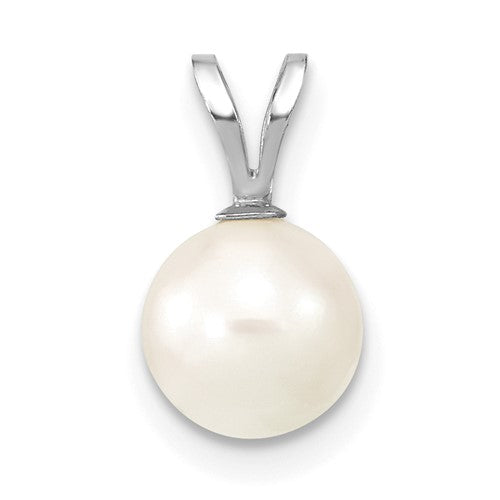 14k-white-gold-7-8mm-round-white-saltwater-akoya-pendant-SolomonJeweler-Wichita-KS-CustomJewelry