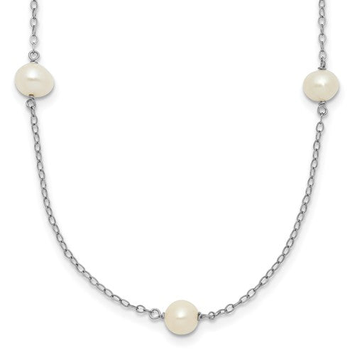 14k-white-gold-5-6mm-round-white-fwc-pearl-7-station-necklace-SolomonJeweler-Wichita-KS-CustomJewelry