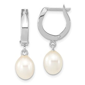 14k-white-gold-6-7mm-teardrop-white-fwc-pearl-hoop-dangle-earrings-SolomonJeweler-Wichita-KS-CustomJewelry