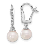 14k-white-gold-6-7mm-rnd-wht-akoya-pearl-and-085ct-dia-dangle-earrings-SolomonJeweler-Wichita-KS-CustomJewelry