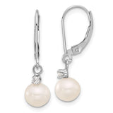 14k-white-gold-7-8mm-white-fwc-pearl-and-10ct-dia-dangle-earrings-SolomonJeweler-Wichita-KS-CustomJewelry
