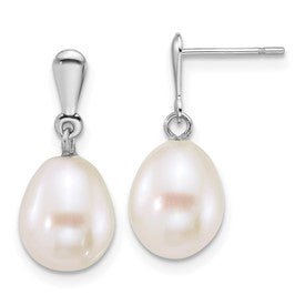 14k-wg-8-9mm-rice-white-fw-cultured-pearl-post-dangle-earrings-SolomonJeweler-Wichita-KS-CustomJewelry