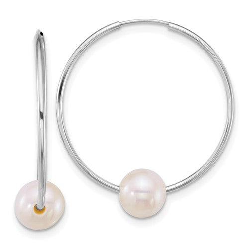 14k-wg-6-7mm-semi-round-freshwater-cultured-pearl-hoop-earrings-SolomonJeweler-Wichita-KS-CustomJewelry