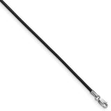 14k-white-gold-1-5mm-20in-black-leather-cord-necklace-SolomonJeweler-Wichita-KS-CustomJewelry