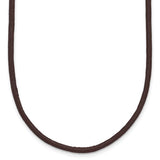 14k-2mm-18in-brown-leather-cord-necklace-SolomonJeweler-Wichita-KS-CustomJewelry