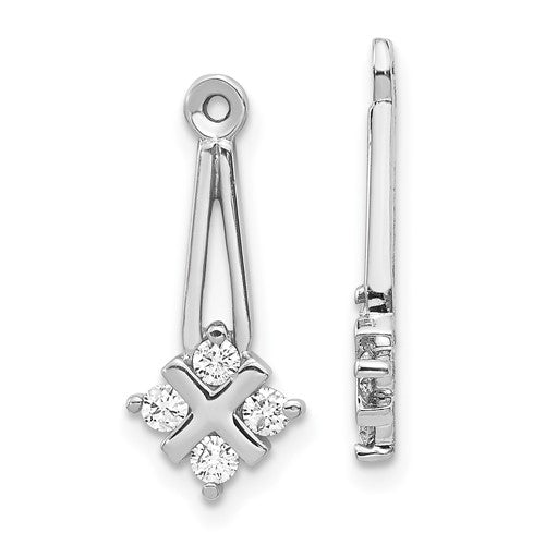 14k-white-gold-aa-dangle-cluster-diamond-earring-jacket-SolomonJeweler-Wichita-KS-CustomJewelry