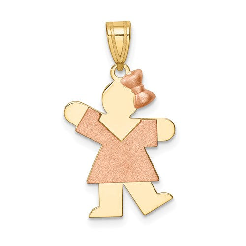 14k-two-tone-small-girl-w-bow-on-right-engravable-charm-SolomonJeweler-Wichita-KS-CustomJewelry