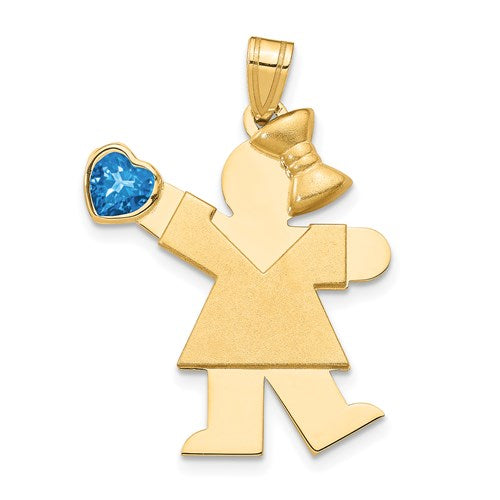 14k-girl-with-cz-december-birthstone-charm-SolomonJeweler-Wichita-KS-CustomJewelry