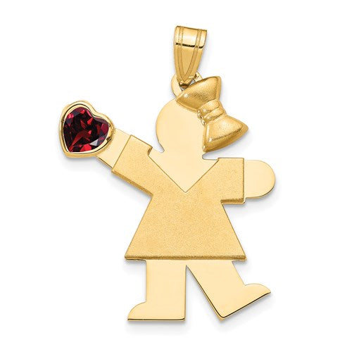 14k-girl-with-cz-january-birthstone-charm-SolomonJeweler-Wichita-KS-CustomJewelry