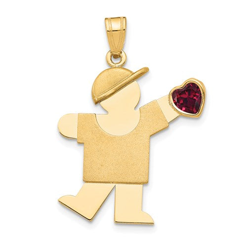 14k-boy-with-cz-january-birthstone-charm-SolomonJeweler-Wichita-KS-CustomJewelry