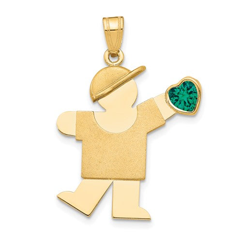 14k-boy-with-cz-may-birthstone-charm-SolomonJeweler-Wichita-KS-CustomJewelry