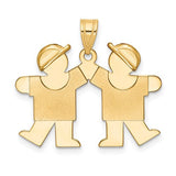 14k-solid-double-boys-engravable-charm-SolomonJeweler-Wichita-KS-CustomJewelry