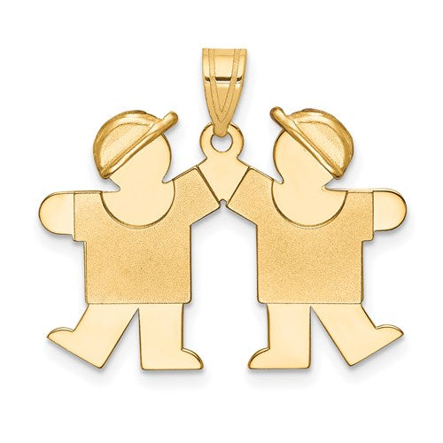 14k-solid-double-boys-engravable-charm-SolomonJeweler-Wichita-KS-CustomJewelry