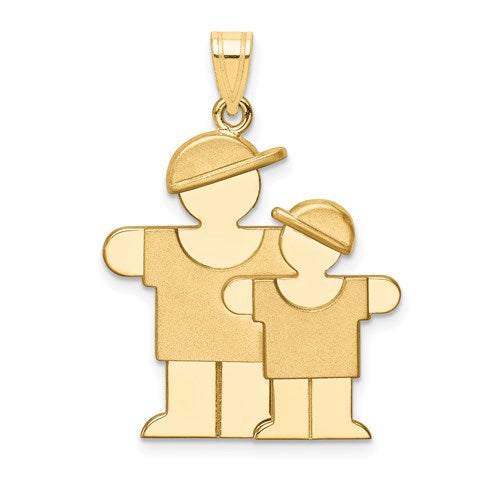 14k-big-boy-and-little-boy-engravable-charm-SolomonJeweler-Wichita-KS-CustomJewelry